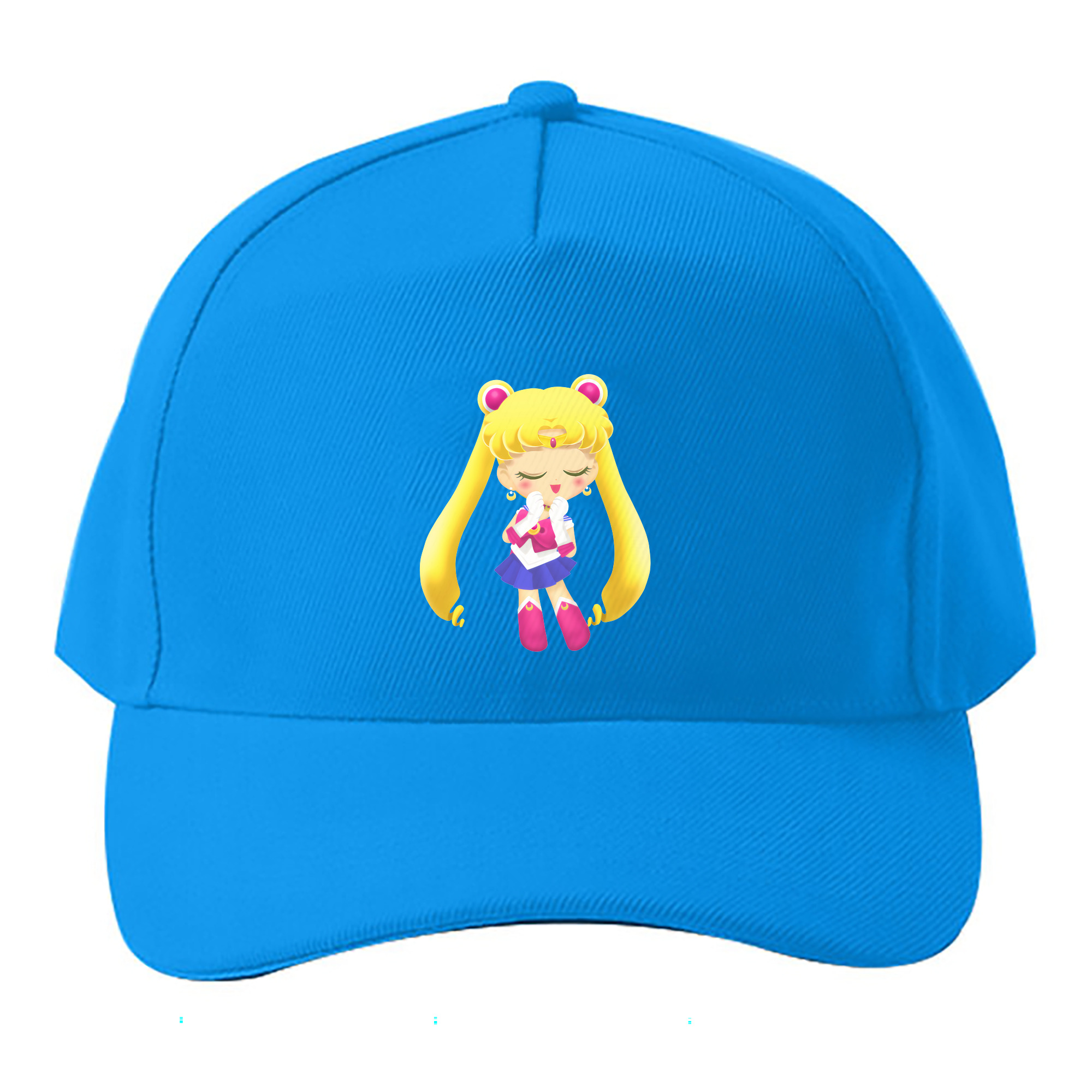 （画像用） 美少女戦士セーラームーン 月野 うさぎ つきの うさぎ Sailor Moon Tsukino Usagi ベースボールキャップ 綿100％ 男女兼用 帽子 スポーツ